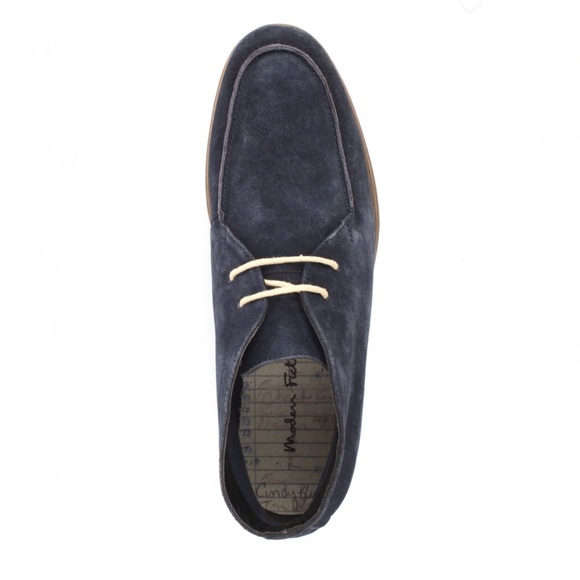 NEW ⭐️ Modern Fiction Men’s Blue Suede Boot - Picture 4 of 8